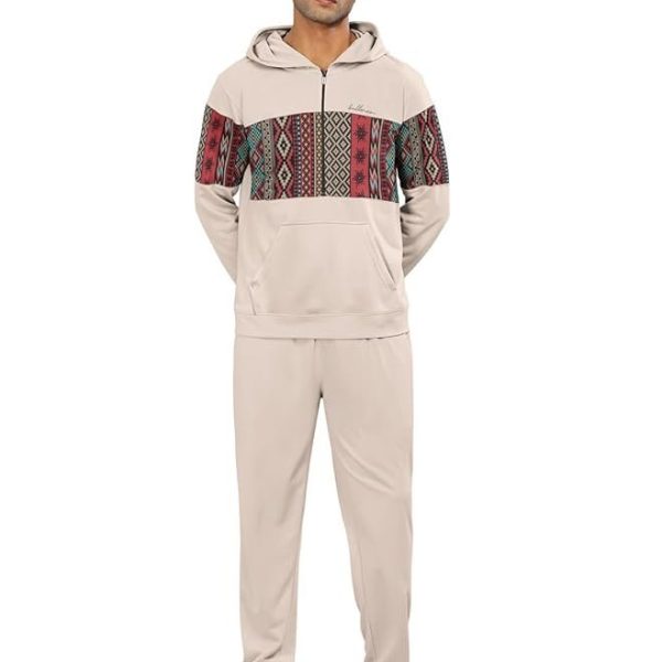 BULLMER Trendy Clothing Set with Hoodie & Pants Co-ords for Men