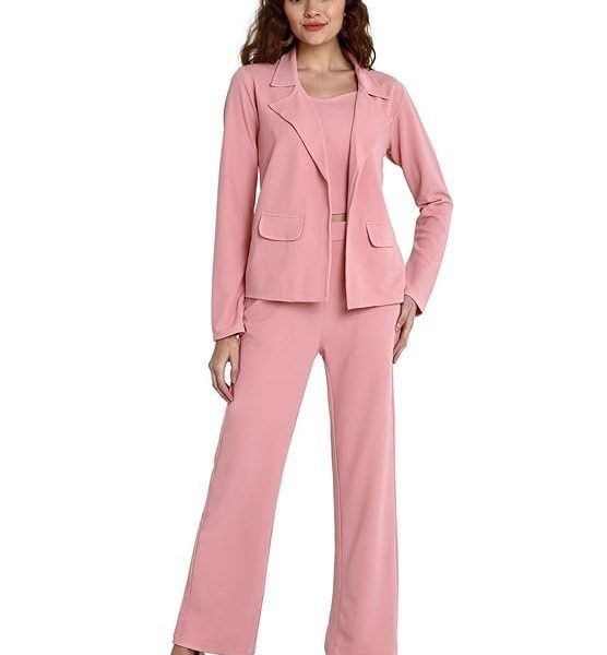 Leriya Fashion 3-Piece Blazer Set for Women