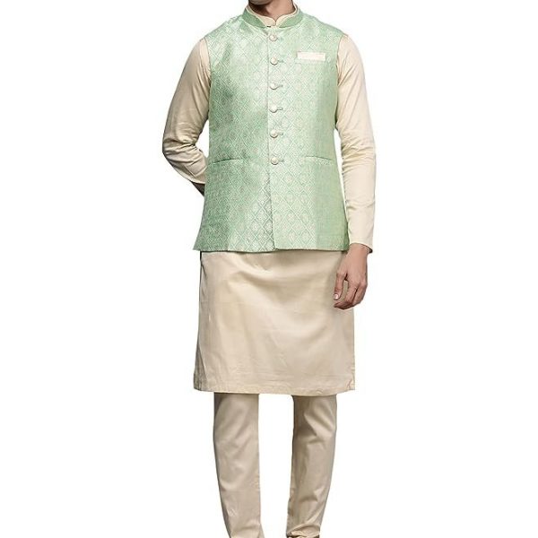 DIWAS BY MANYAVAR Mens Kurta Jacket Set
