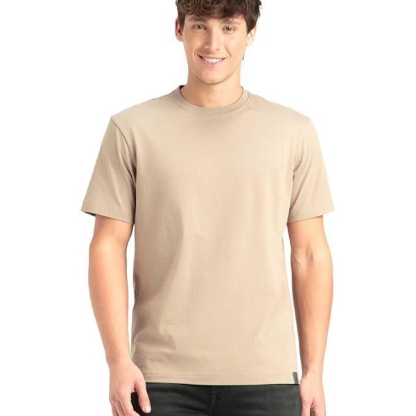 Jockey 2714 Men's Super Combed Cotton Rich Solid Round Neck Regular Fit Half Sleeve T-Shirt